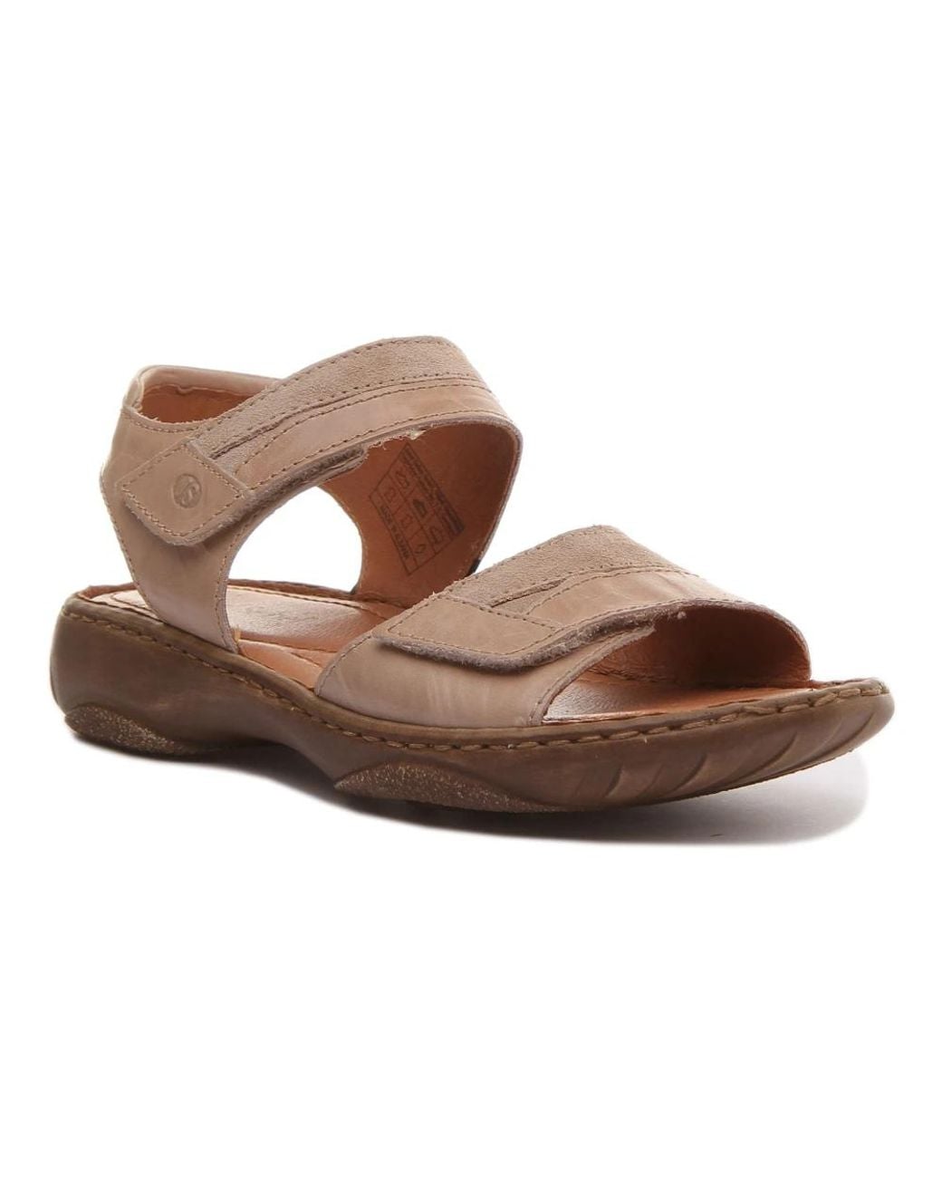 Josef Seibel Brown Flat Sandals