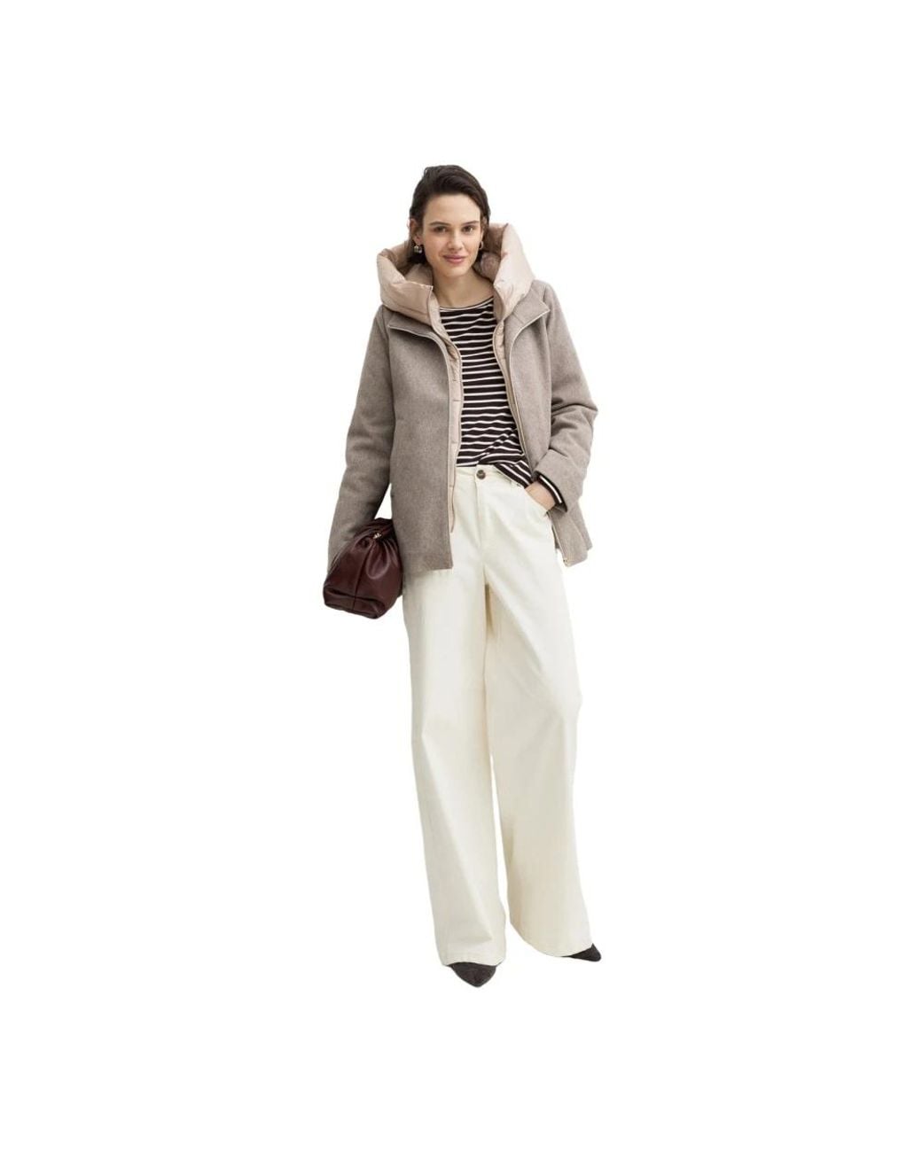 Winter Jackets Marella de color Gray