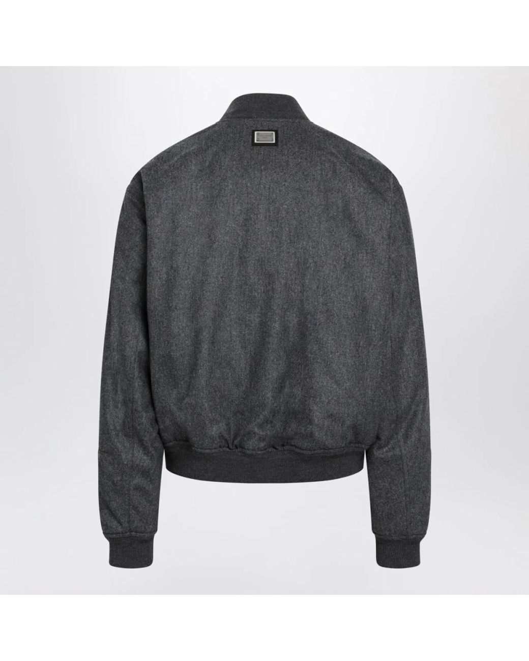 Dolce & Gabbana Gray Bomber Jackets for men