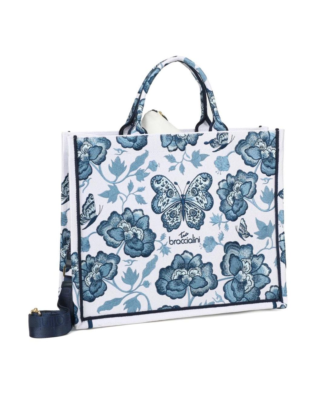 Braccialini Blue Shopping Bags