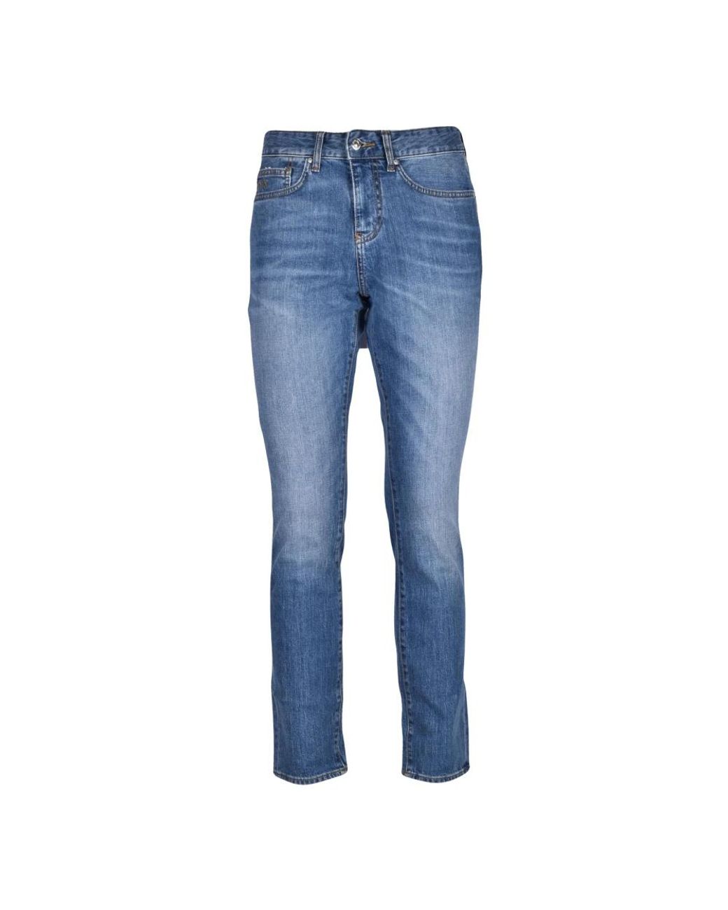 ARMANI EXCHANGE Blue Straight Fit Jeans for men