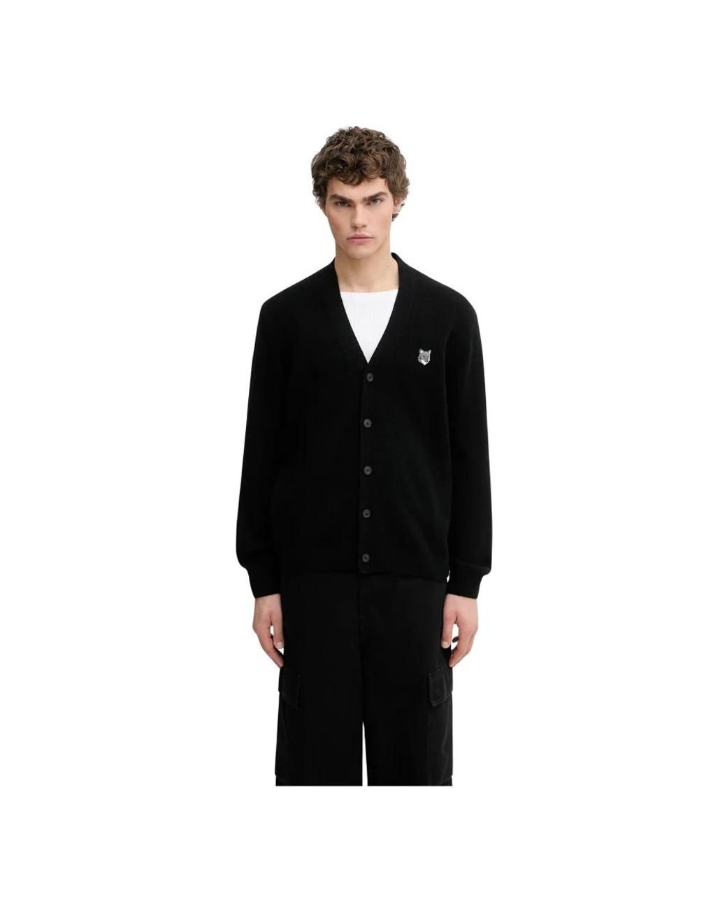 Cardigans Maison Kitsuné pour homme en coloris Black