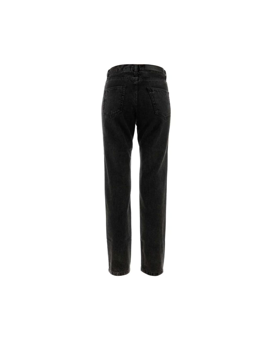 Palm Angels Black Straight Fit Jeans