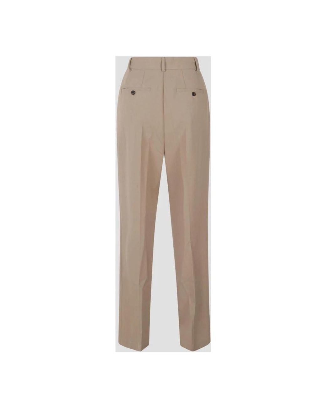 Frankie Shop Natural Wide Trousers