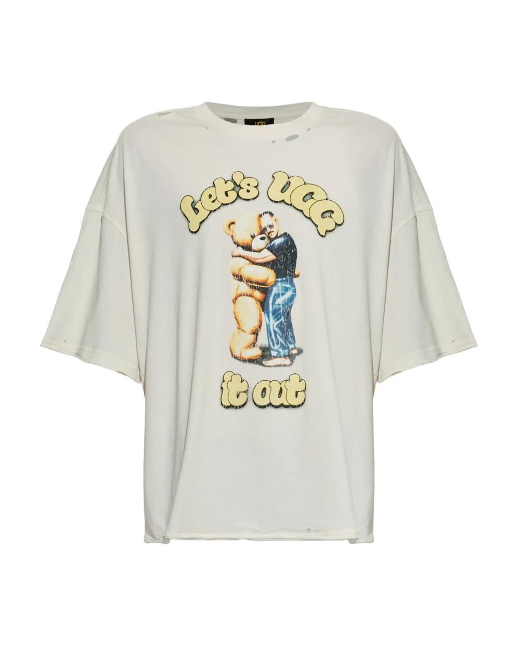 Ugg Tops ,Katoen Hug It Tee in het Gray voor heren