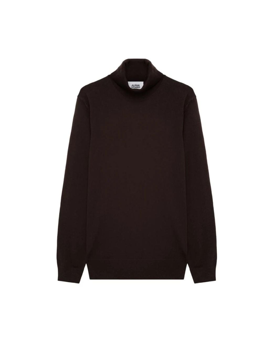 Turtlenecks Alpha Industries de hombre de color Black