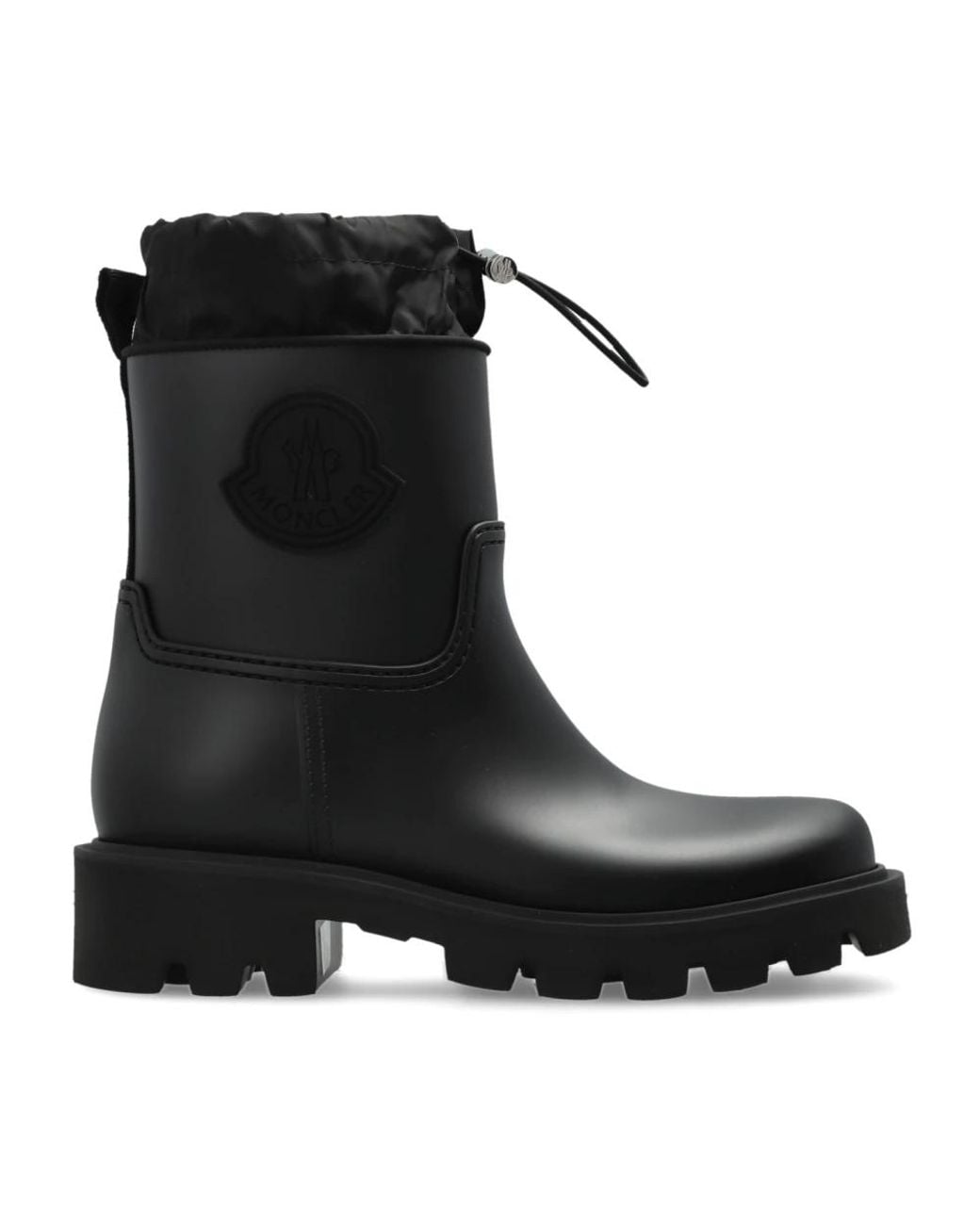 Moncler Black Kickstream Regenstiefel