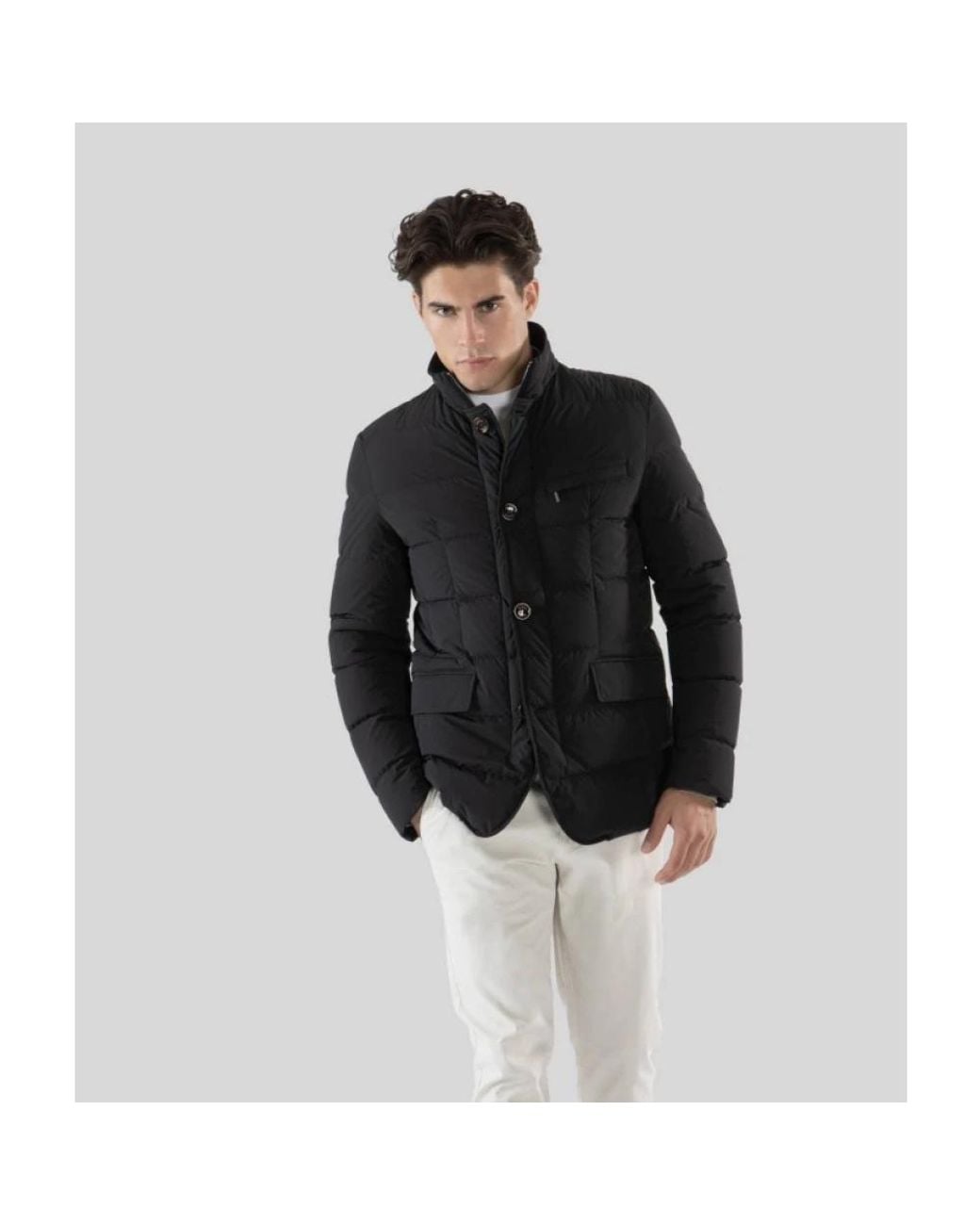 Winter Jackets Gimo's de hombre de color Black