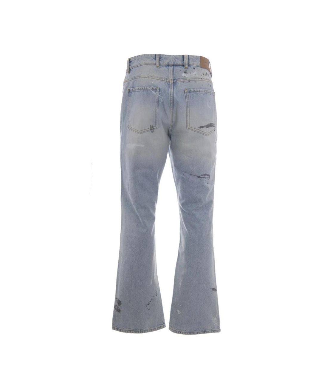 Represent Blue Flare Jeans for men