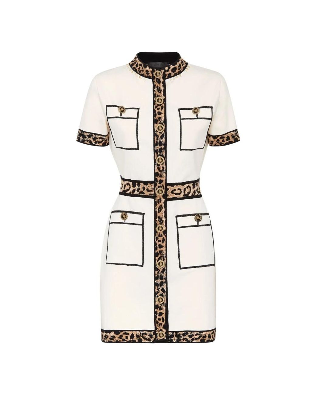 Knitted Dresses Philipp Plein de color White