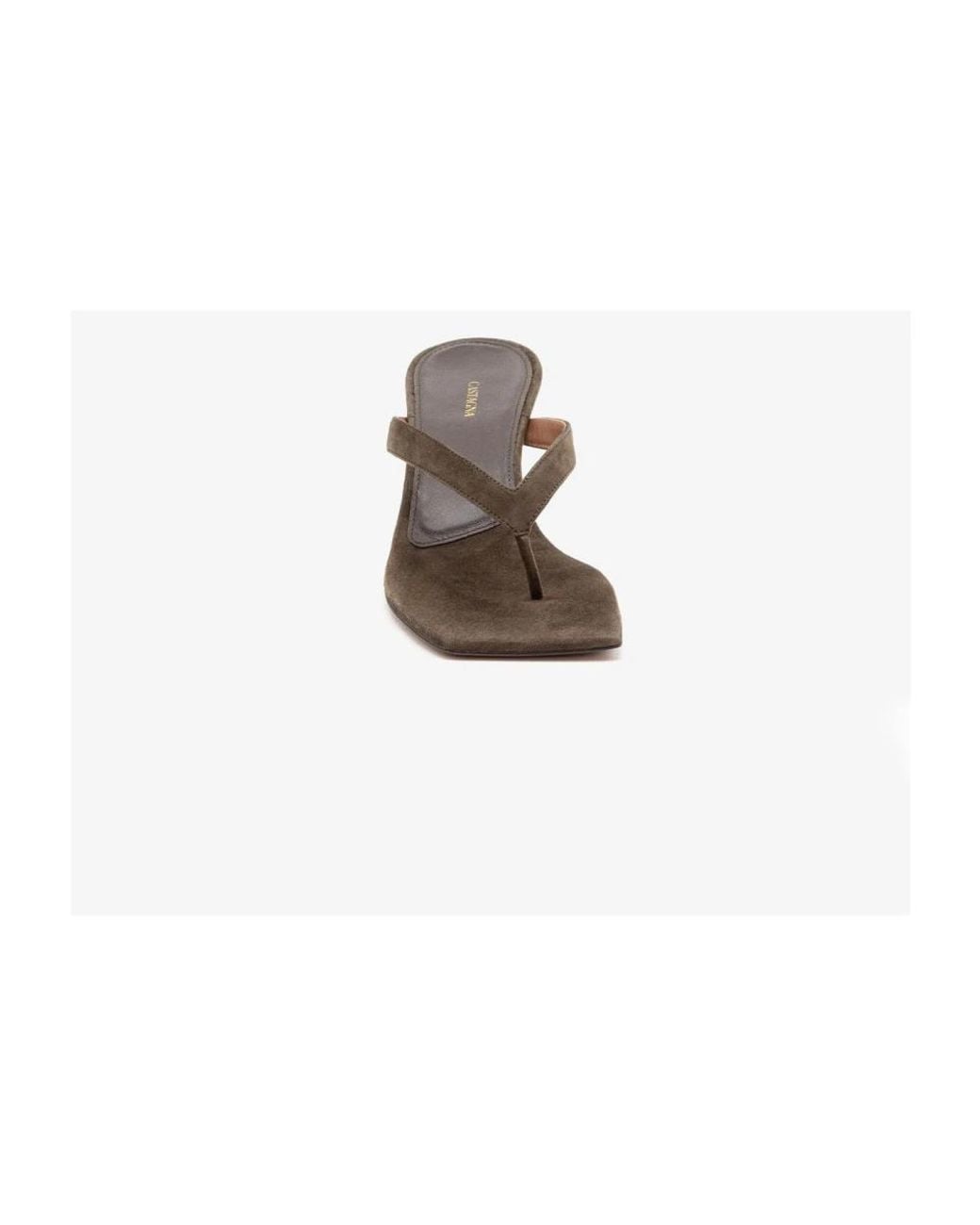 Aldo Castagna Brown Heeled Mules