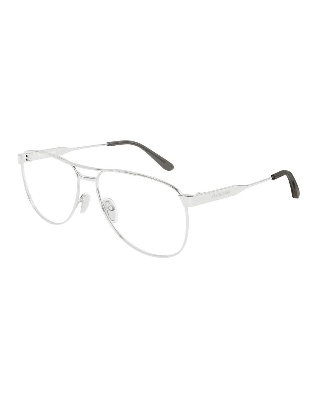 Balenciaga Aviator-Brille in Metallic für Herren