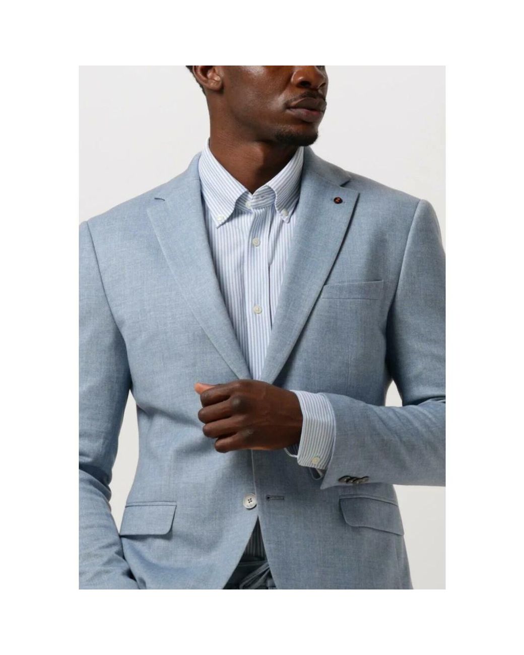 Zuitable Jassen ,Blauw ,Leer Lichtblauw Dinick Colbert in het Blue voor heren