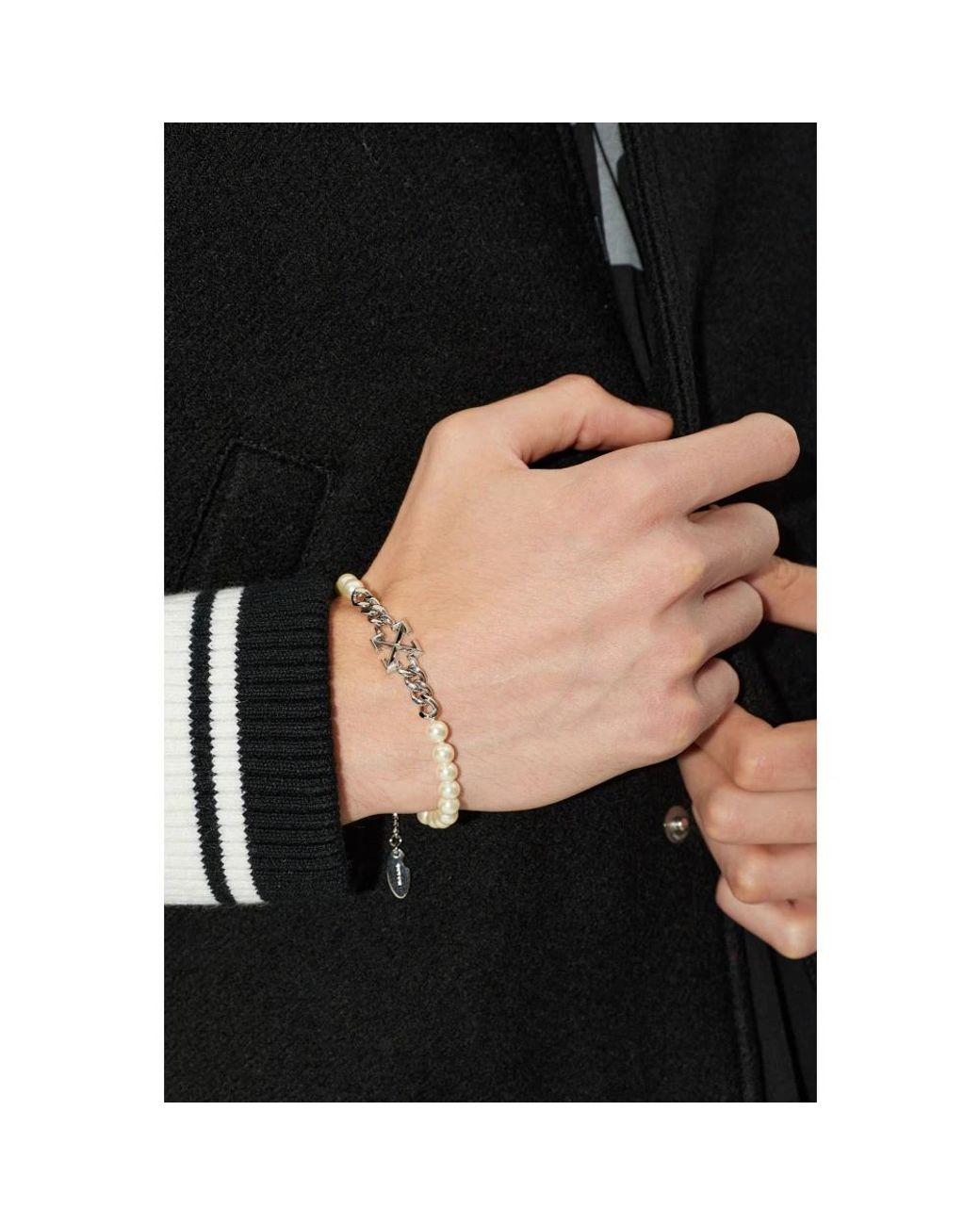 Bracelets di Off-White c/o Virgil Abloh in Metallic da Uomo