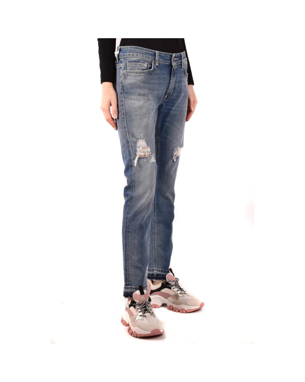 Dondup Blue Cropped Jeans
