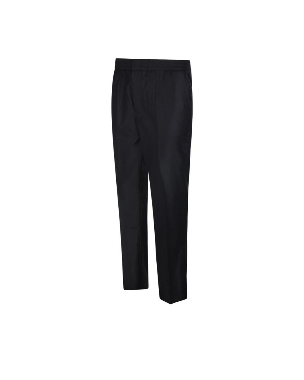 AMI Black Slim-Fit Trousers for men