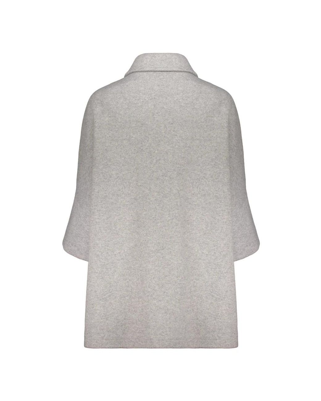 Single-Breasted Coats Fedeli de color Gray
