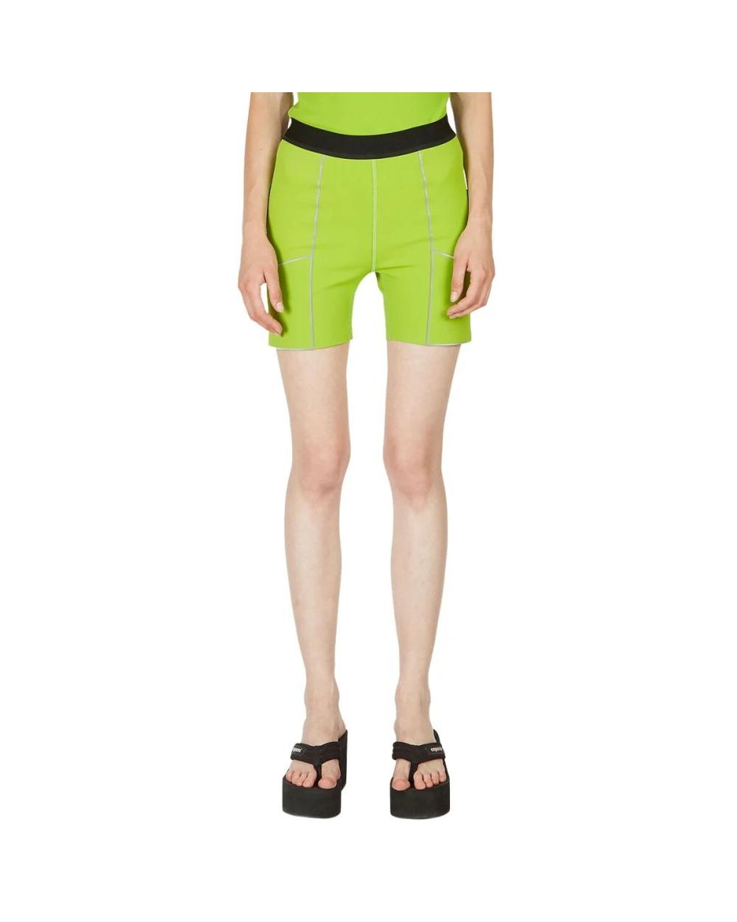 Coperni Korte Broeken ,Groen ,C+ Bike Shorts in het Green