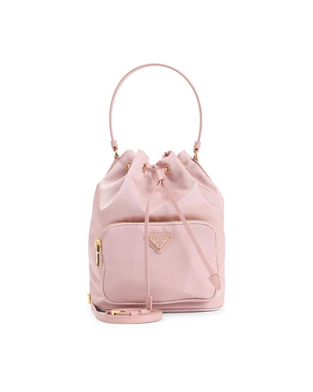 Prada Pink Bucket Bags