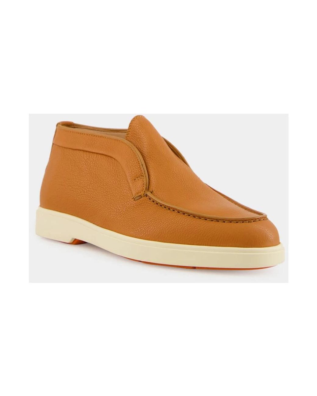 Santoni Brown Ankle Boots