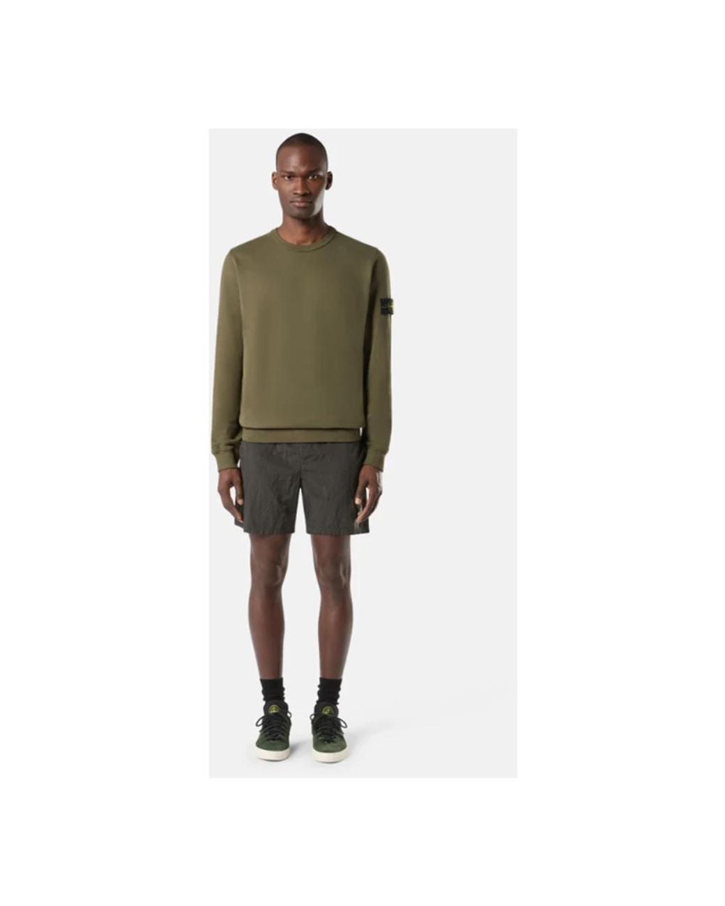 Stone Island Green Sweatshirts for men