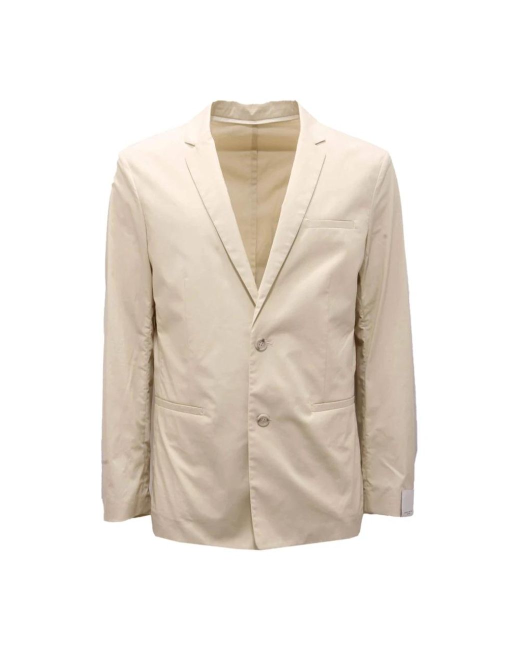 Paolo Pecora Jassen ,Unlined Jacket in het Natural voor heren