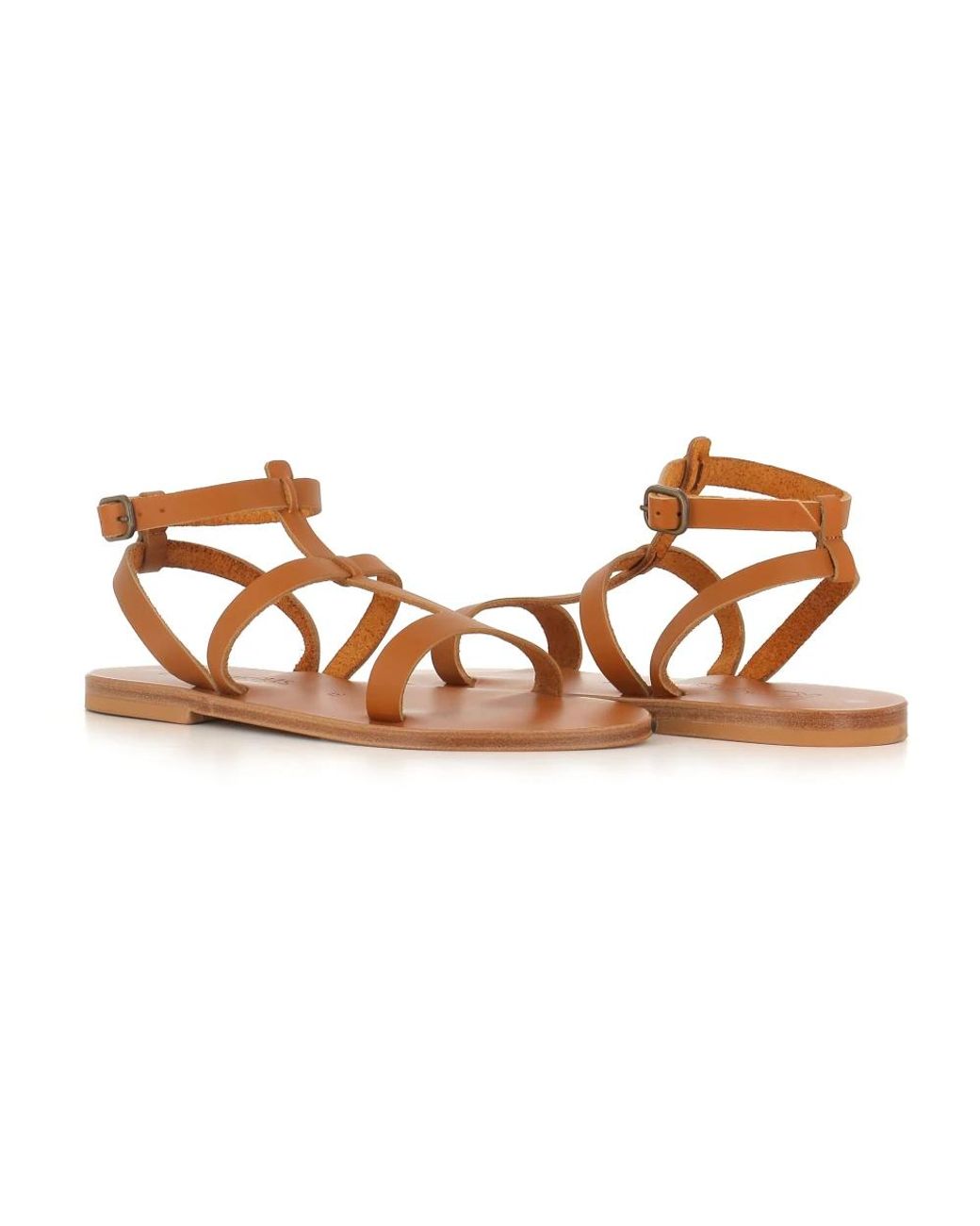 Flat Sandals K. Jacques en coloris Brown