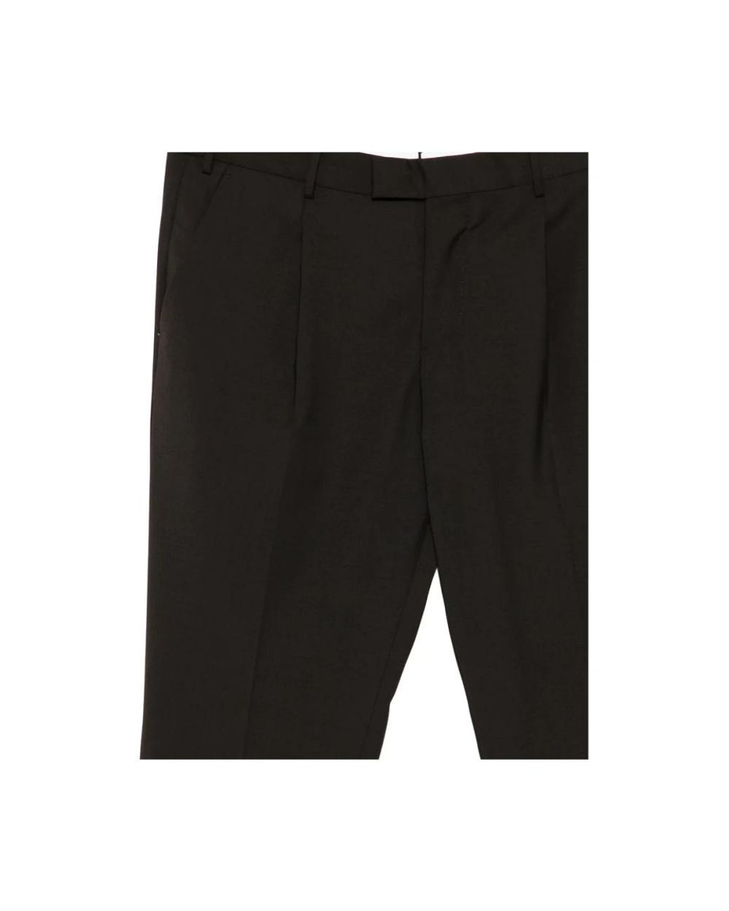 PT Torino Black Suit Trousers for men