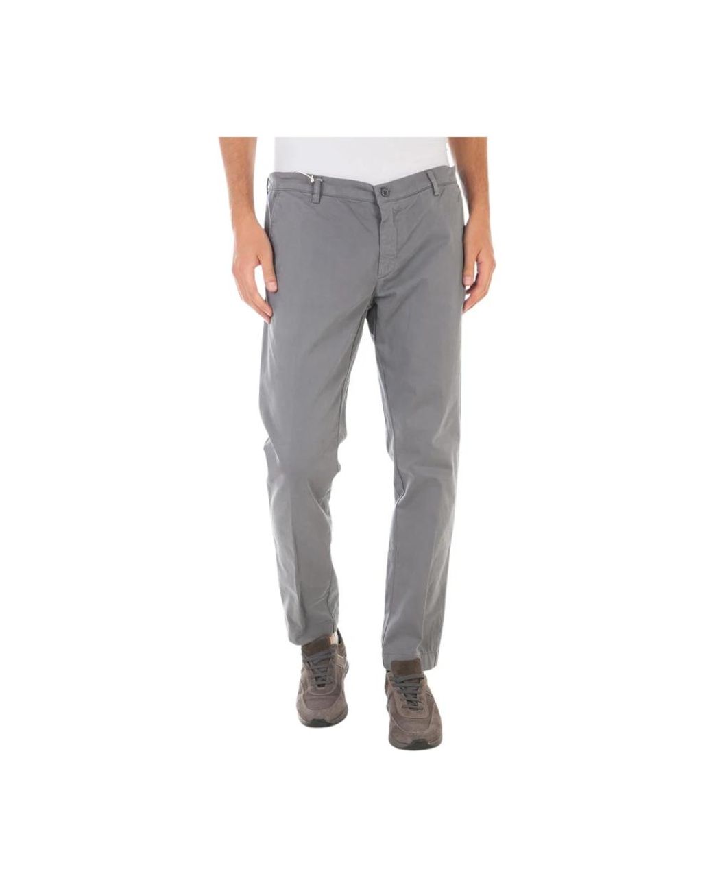Daniele Alessandrini Gray Chinos for men