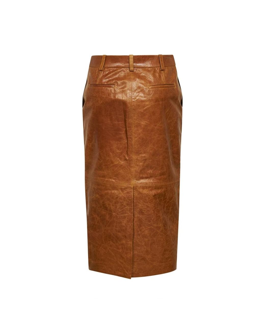 Co. Brown Leather Skirts