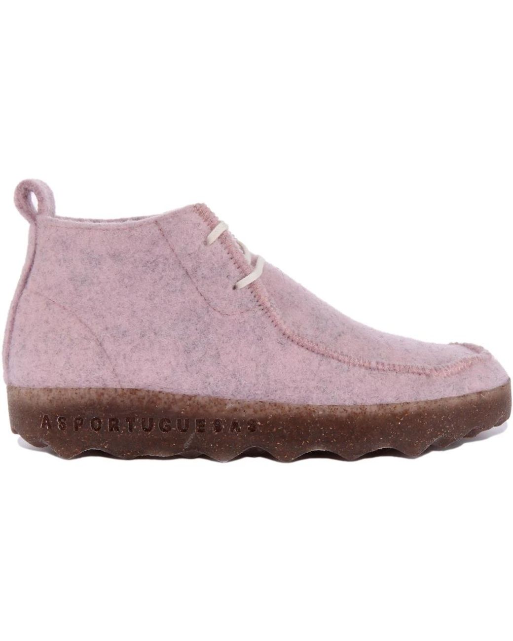 ASPORTUGUESAS Purple Lace-Up Boots