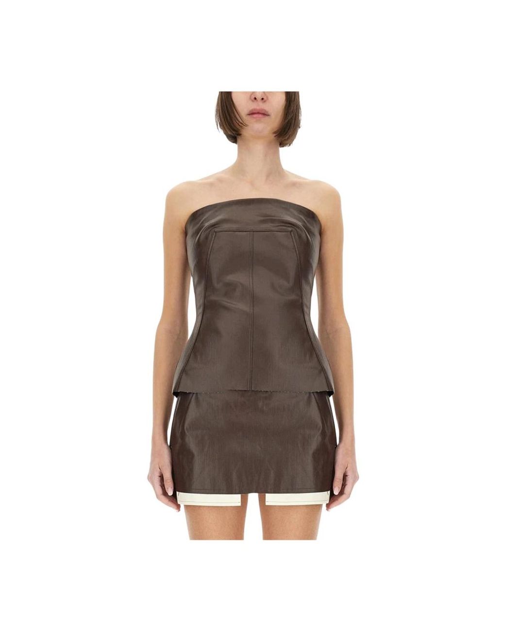 Rick Owens Gray Sleeveless Tops