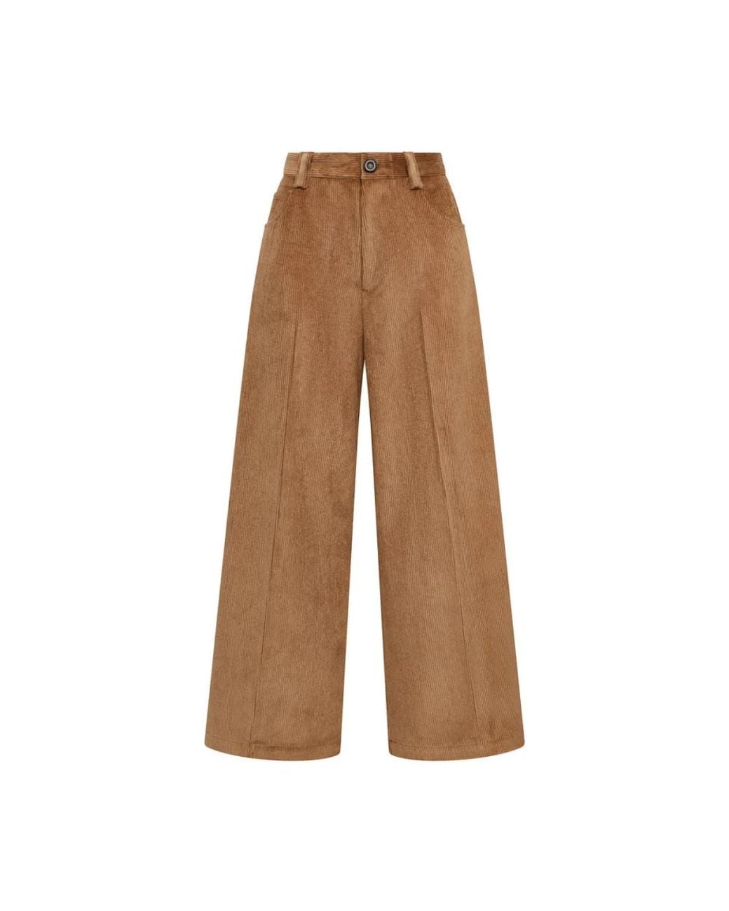 Maliparmi Brown Wide Trousers