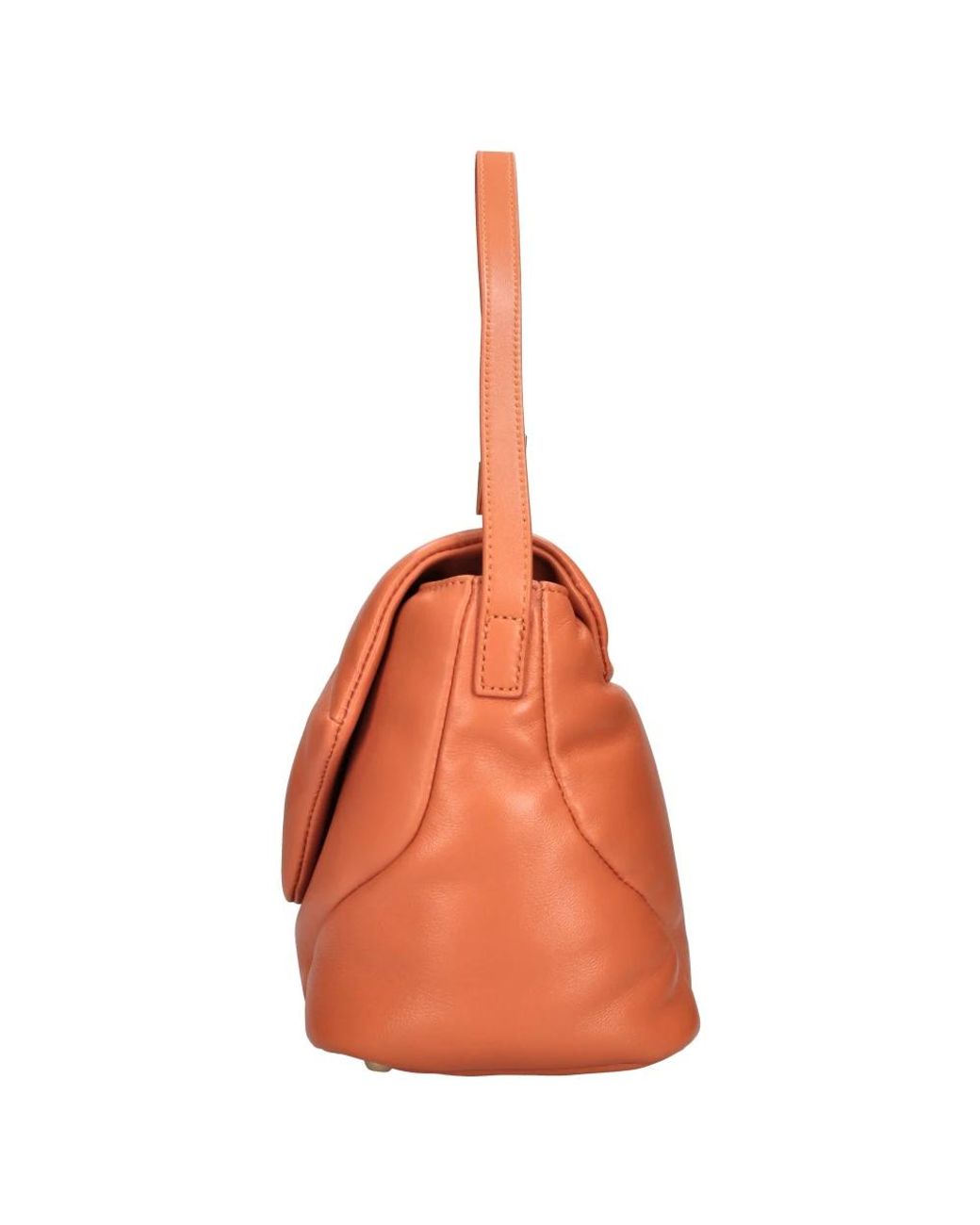 La Carrie Orange Shoulder Bags