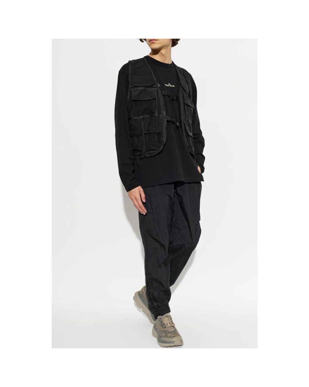 Stone Island Black Waistcoats for men