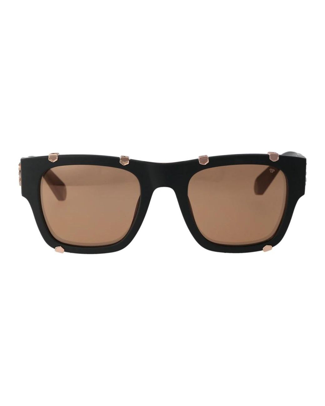 Philipp Plein Brown Sunglasses