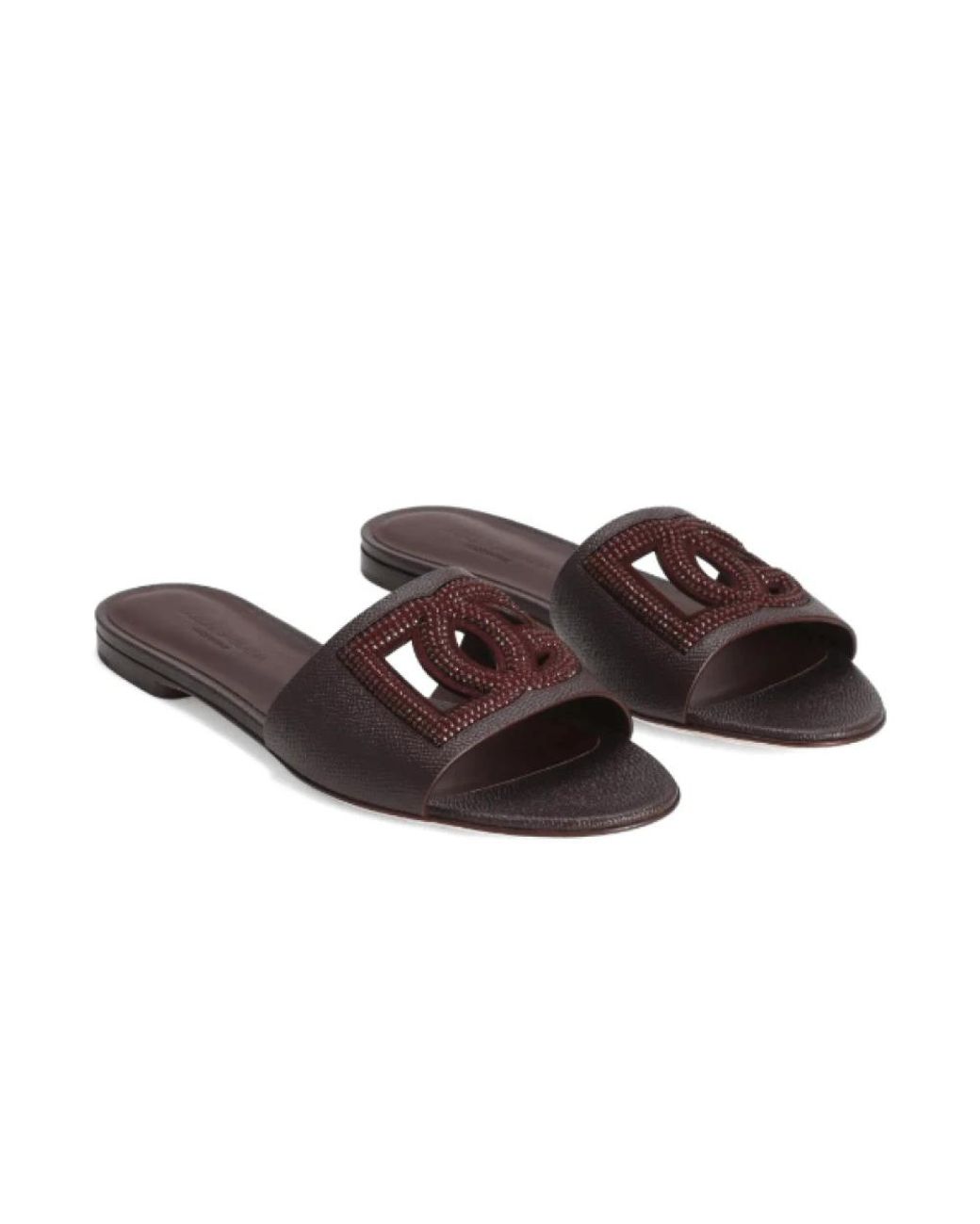 Dolce & Gabbana Brown Sliders