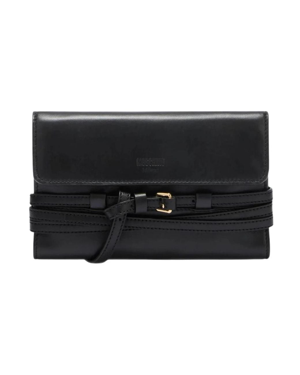 Moschino Black Clutches