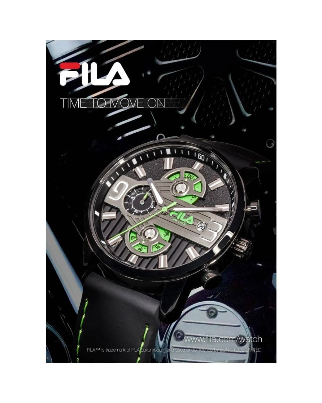 Watches di Fila in Green da Uomo