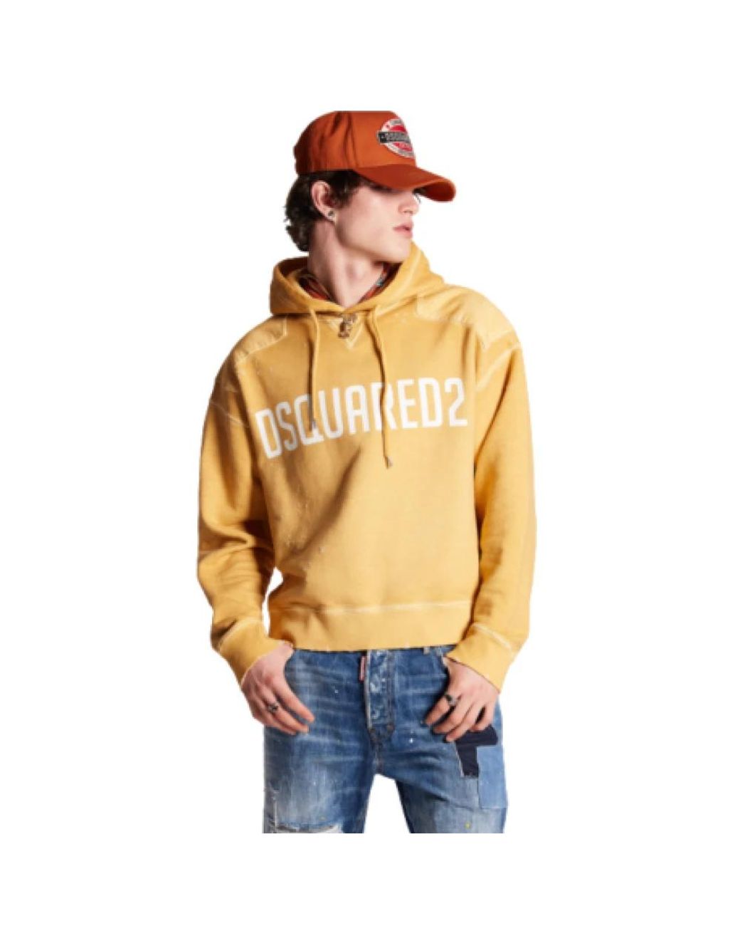 Hoodies DSquared² pour homme en coloris Yellow
