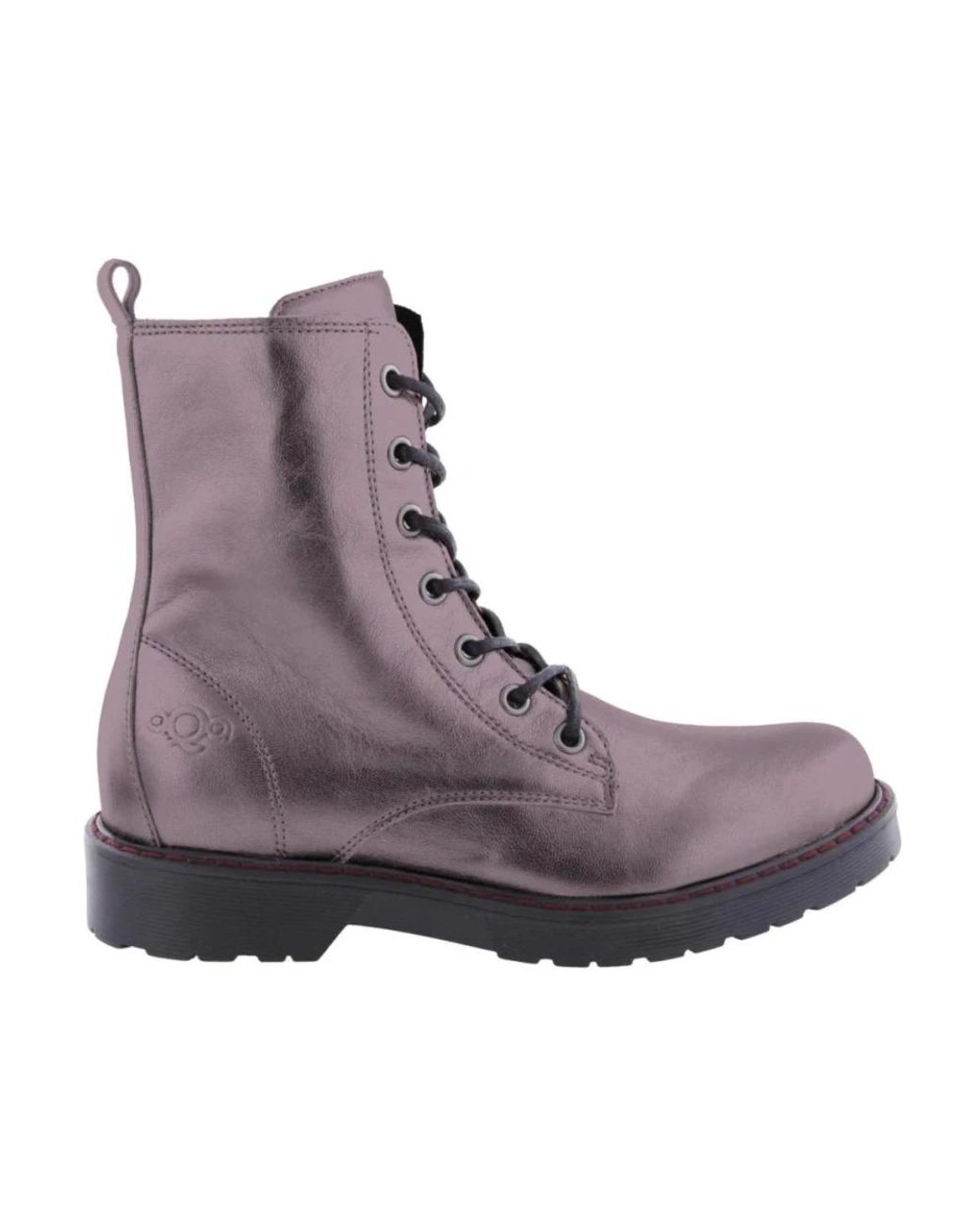 AQA Halfhoge Veterboots in het Purple
