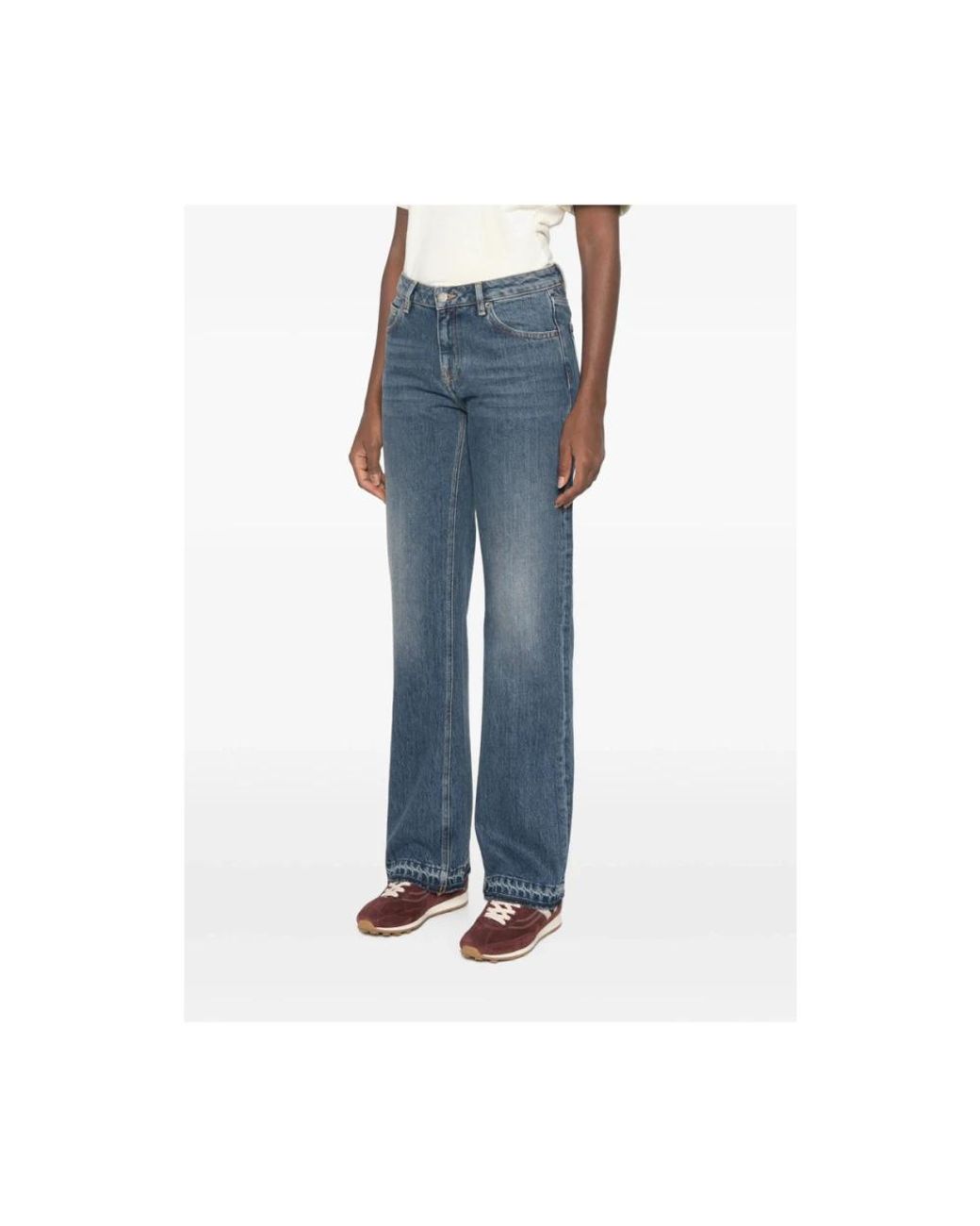 Ba&sh Blue Ivan Straight-Leg Jeans