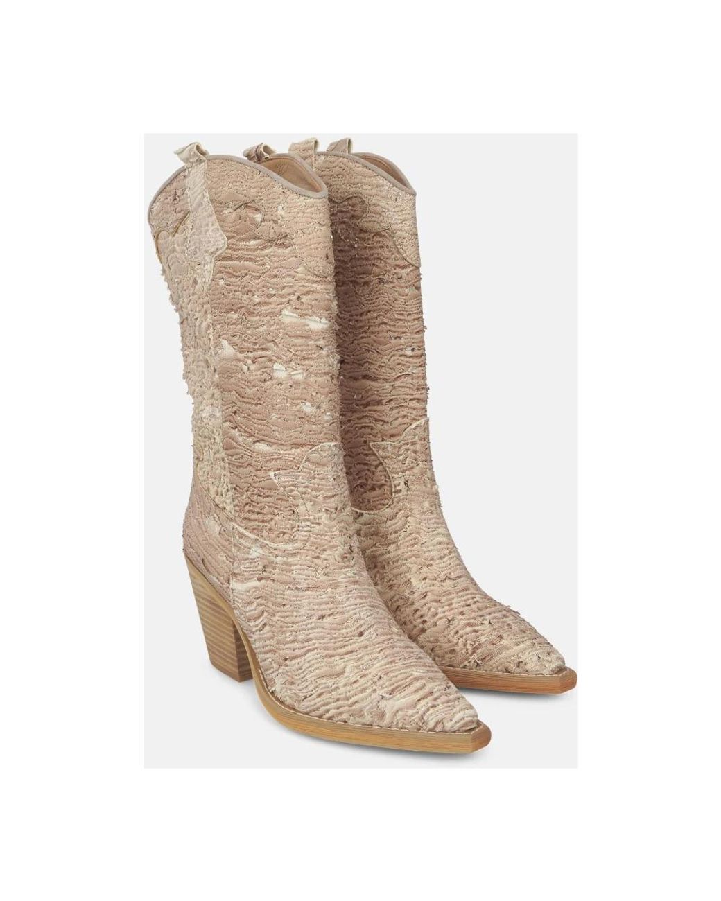 Alma En Pena. Brown Cowboy & Biker Boots