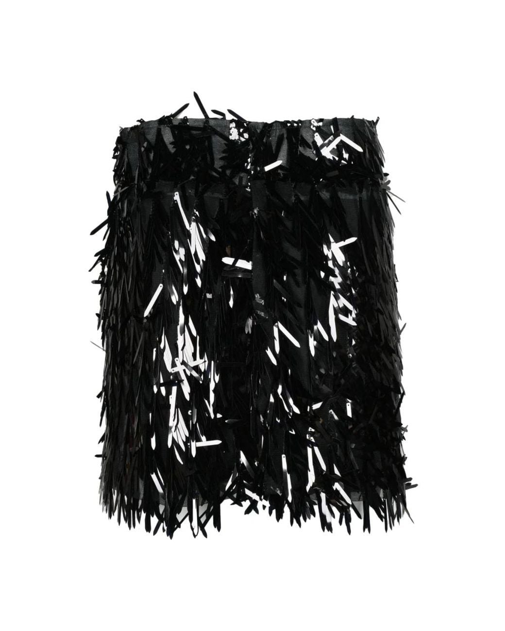 Giulia N Couture Black Short Skirts