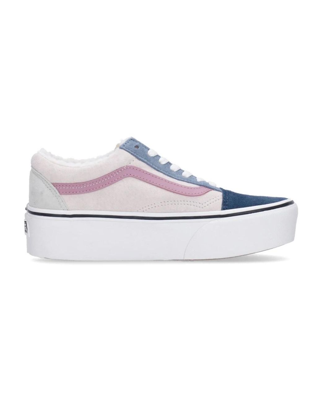 Vans White Old skool stackform sneakers