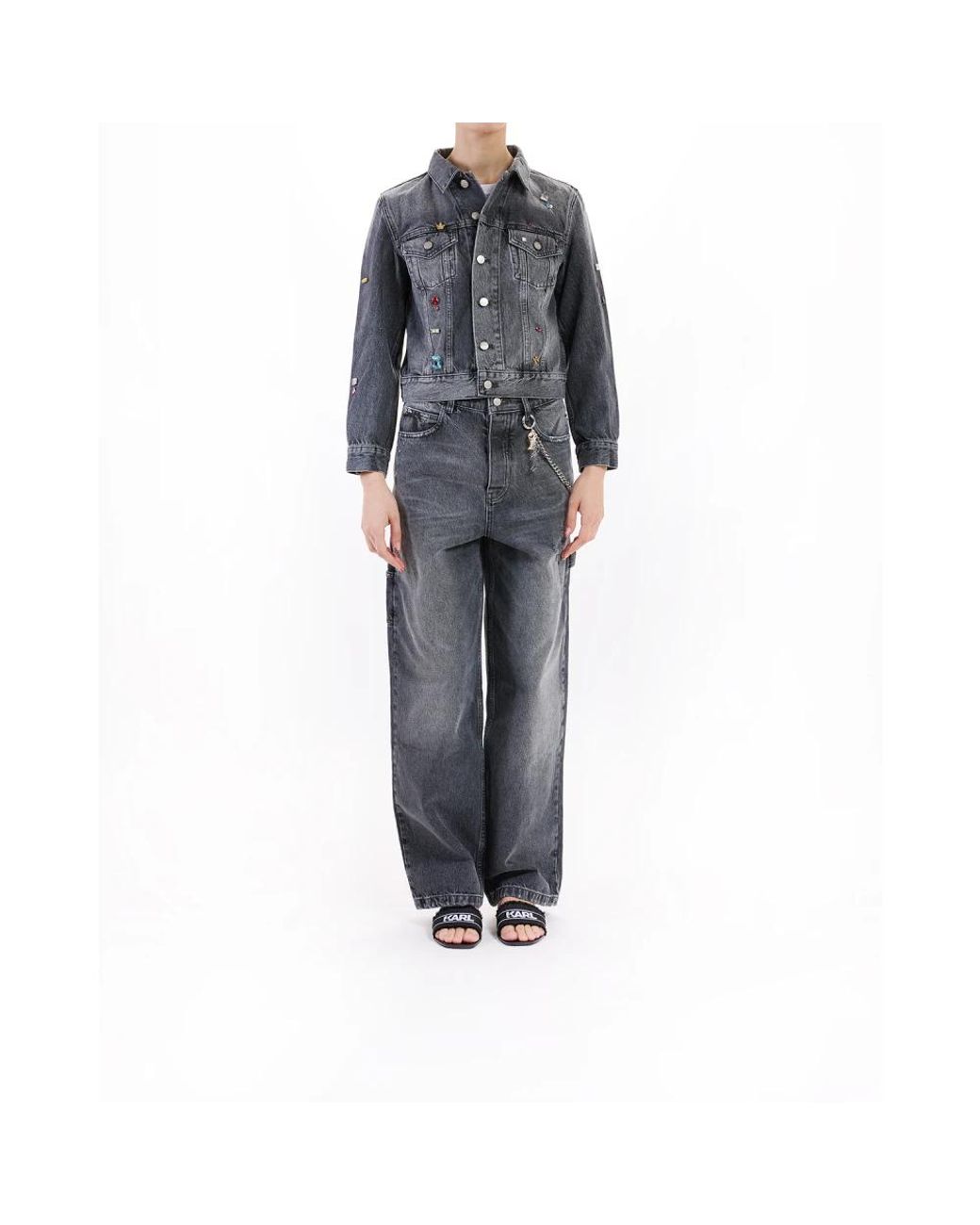 Marc Jacobs Gray Denim Jackets