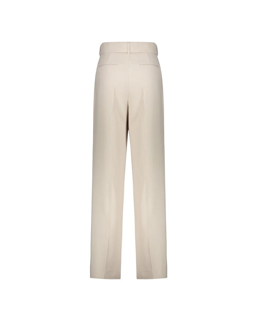 Moorer Natural Wide Trousers
