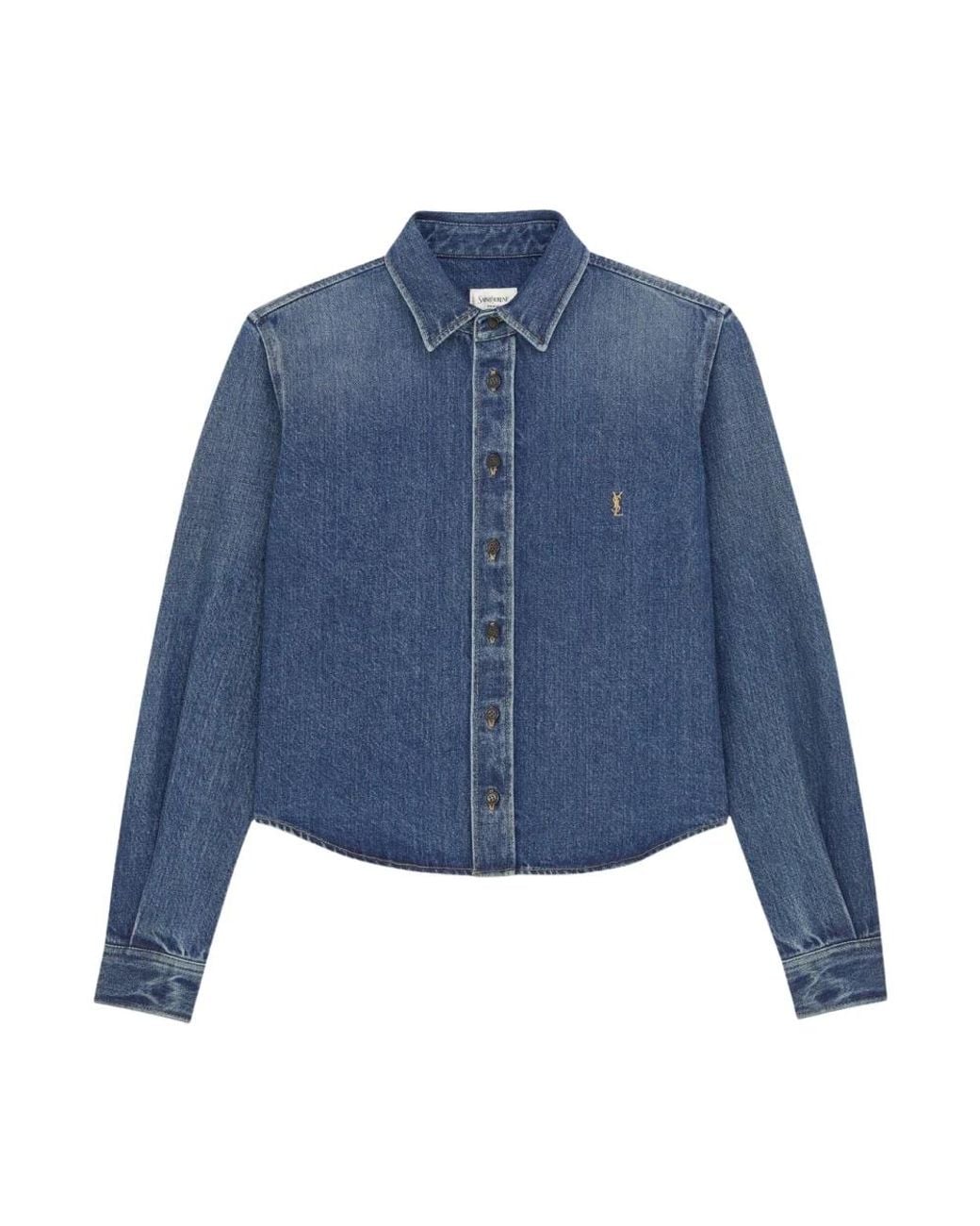 Saint Laurent Blue Shirts