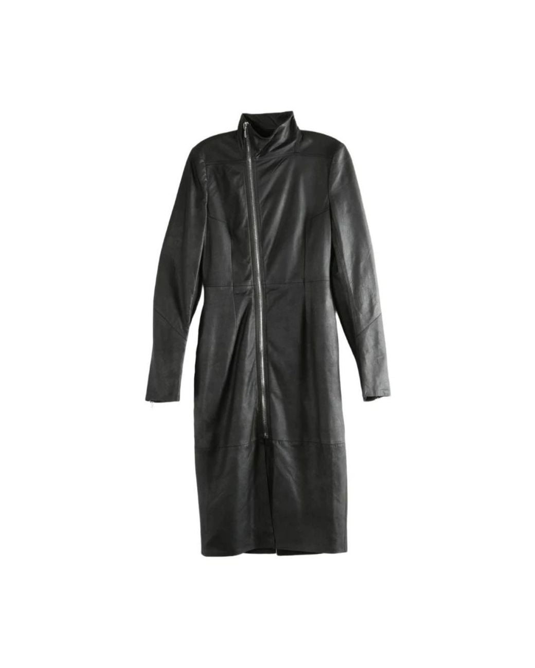 Rick Owens Black Single-Breasted Coats