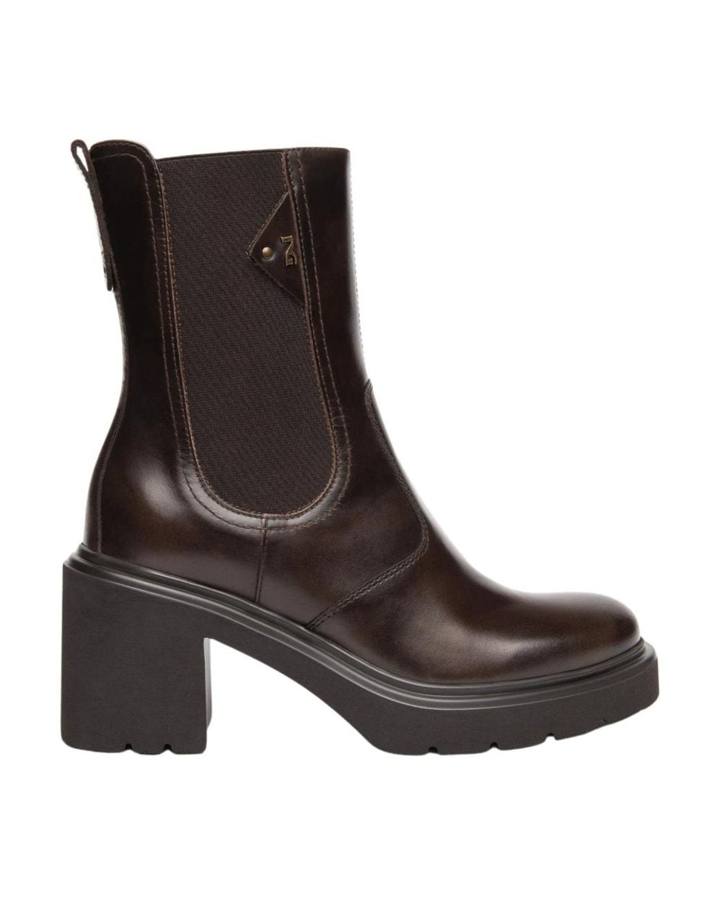 Nero Giardini Brown Heeled Boots